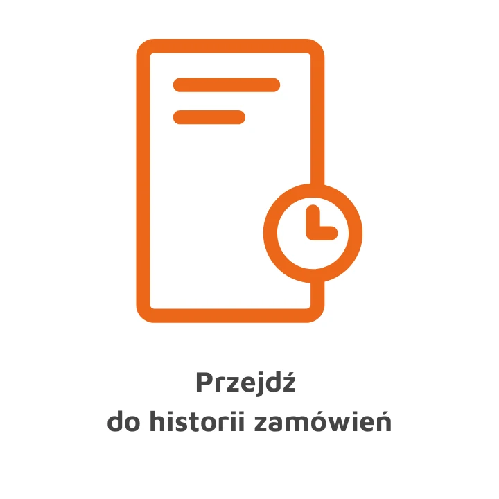 3.	Przejdź do historii zamówień.