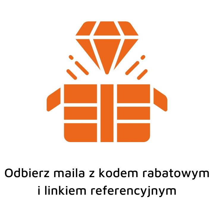 Program poleceń - odbierz maila z kodem rabatowym oraz linkiem referencyjnym