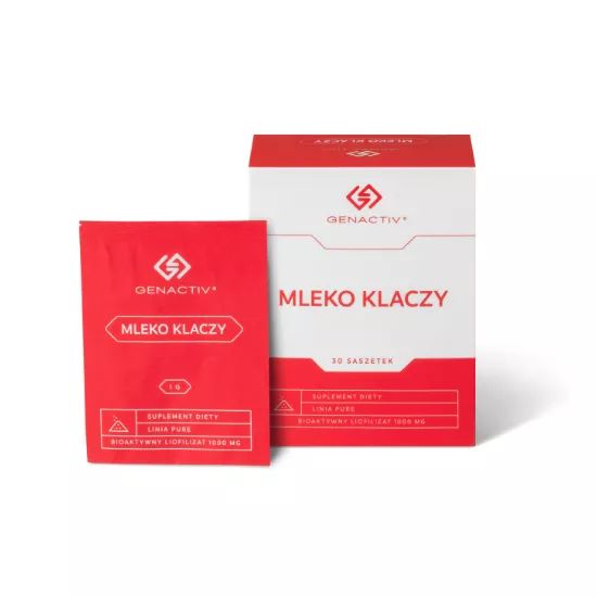 GENACTIV MLEKO KLACZY (Liofilizowane Mleko Klaczy) 30 saszetek
