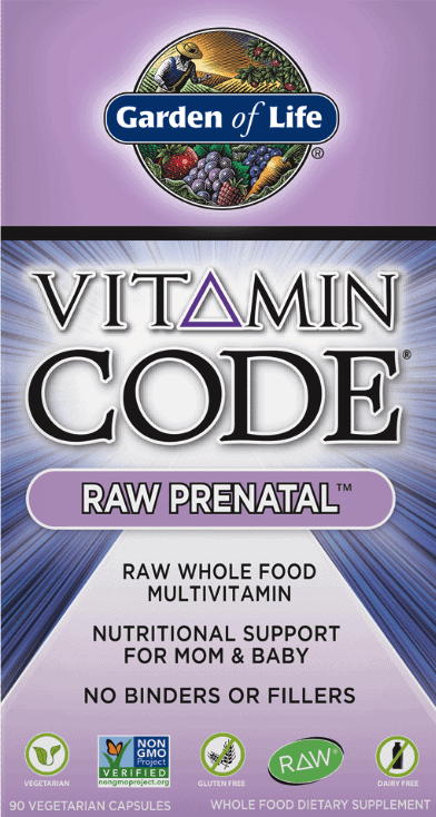 GARDEN OF LIFE Vitamin Code RAW Prenatal (Witaminy dla Kobiet w Ciąży) - 90 kapsułek wegetariańskich