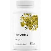 THORNE Vitamin D3 (Witamina D3 NSF Certified for Sport) 5000 IE - 60 kapsułek wegetariańskich