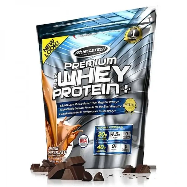 MUSCLETECH 100% Premium Whey Protein + 6lbs