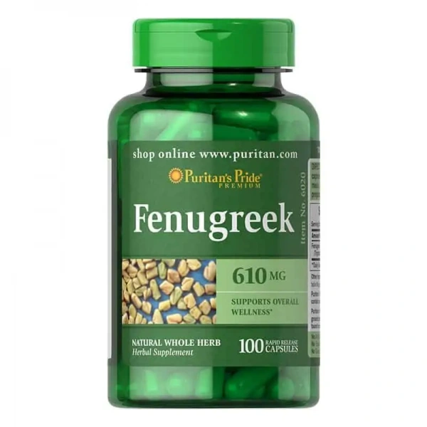 Puritan's Pride Fenugreek - 610 mg - 100 caps