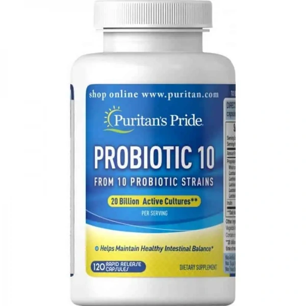 Puritan's Pride Probiotic 10 (Probiotyk) - 120 kaps