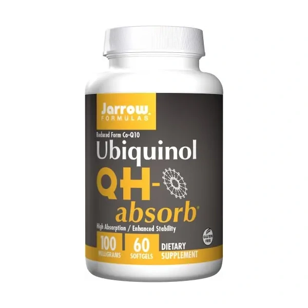 JARROW FORMULAS Ubiquinol QH-absorb (Ubichinol) 100mg - 60 kapsułek żelowych