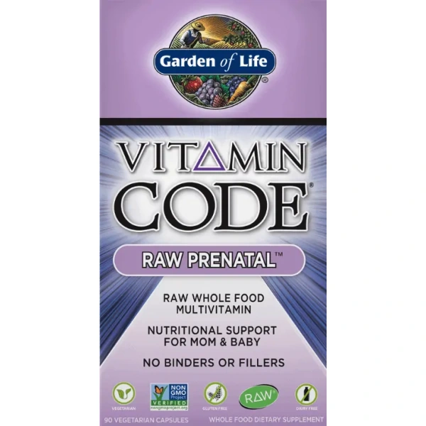 GARDEN OF LIFE Vitamin Code RAW Prenatal - 90 vegetarian caps