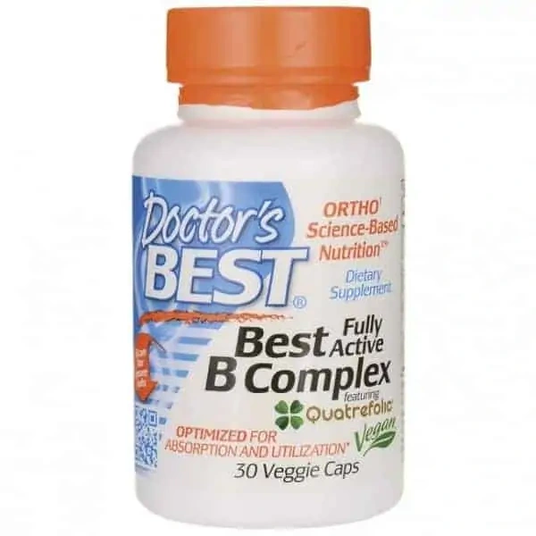 Doctor's Best Fully Active B-Complex 30 Vegetarian caps