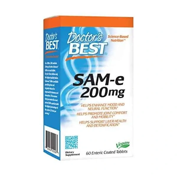 Doctor's Best SAM-e 200 - 60 tabletek wegetariańskich