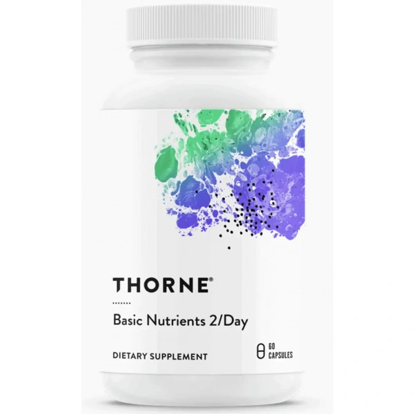 THORNE Basic Nutrients 2/Day (Vitamins and Minerals NSF Certified for Sport) - 60 vegetarian caps