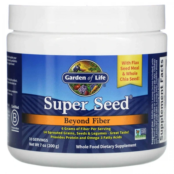 GARDEN OF LIFE Super Seed Powder (Dietary Fiber) 200g
