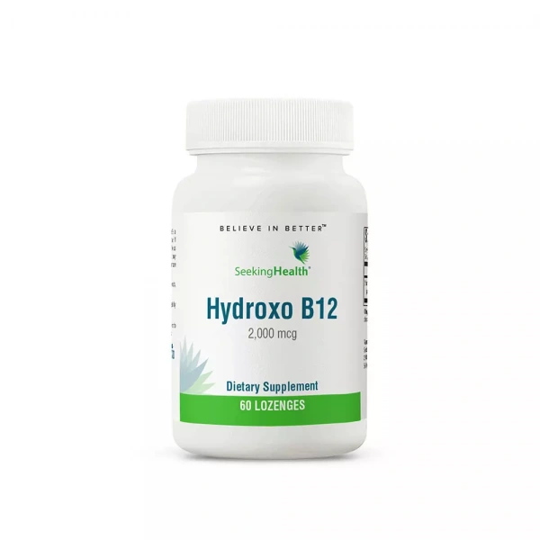 SEEKING HEALTH Hydroxo B12 (Non-methyl B12) 60 Vegetarian lozenges