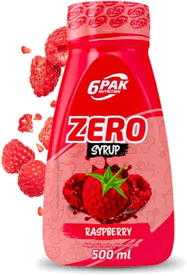 6PAK Syrop Zero 500 ml o smaku malinowym