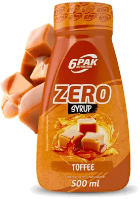6PAK Syrop Zero 500 ml o smaku toffee