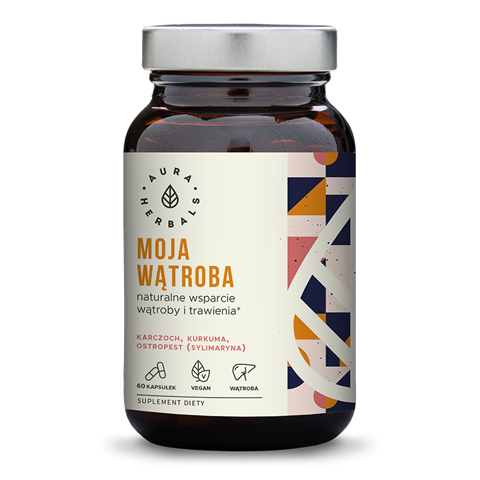 Aura Herbals Moja Wątroba (karczoch, ostropest, kurkuma) 60 kapsułek