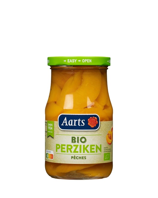 Aarts brzoskwinie plastry w lekkim syropie bio 350 g (190 g) (słoik)