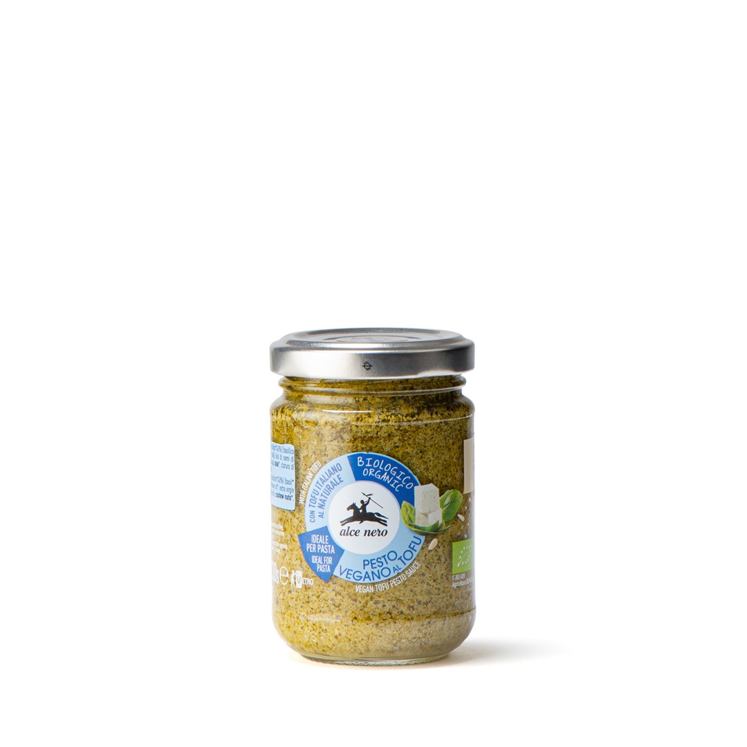 Alce nero pesto bazyliowe z tofu wegańskie bio 130 g
