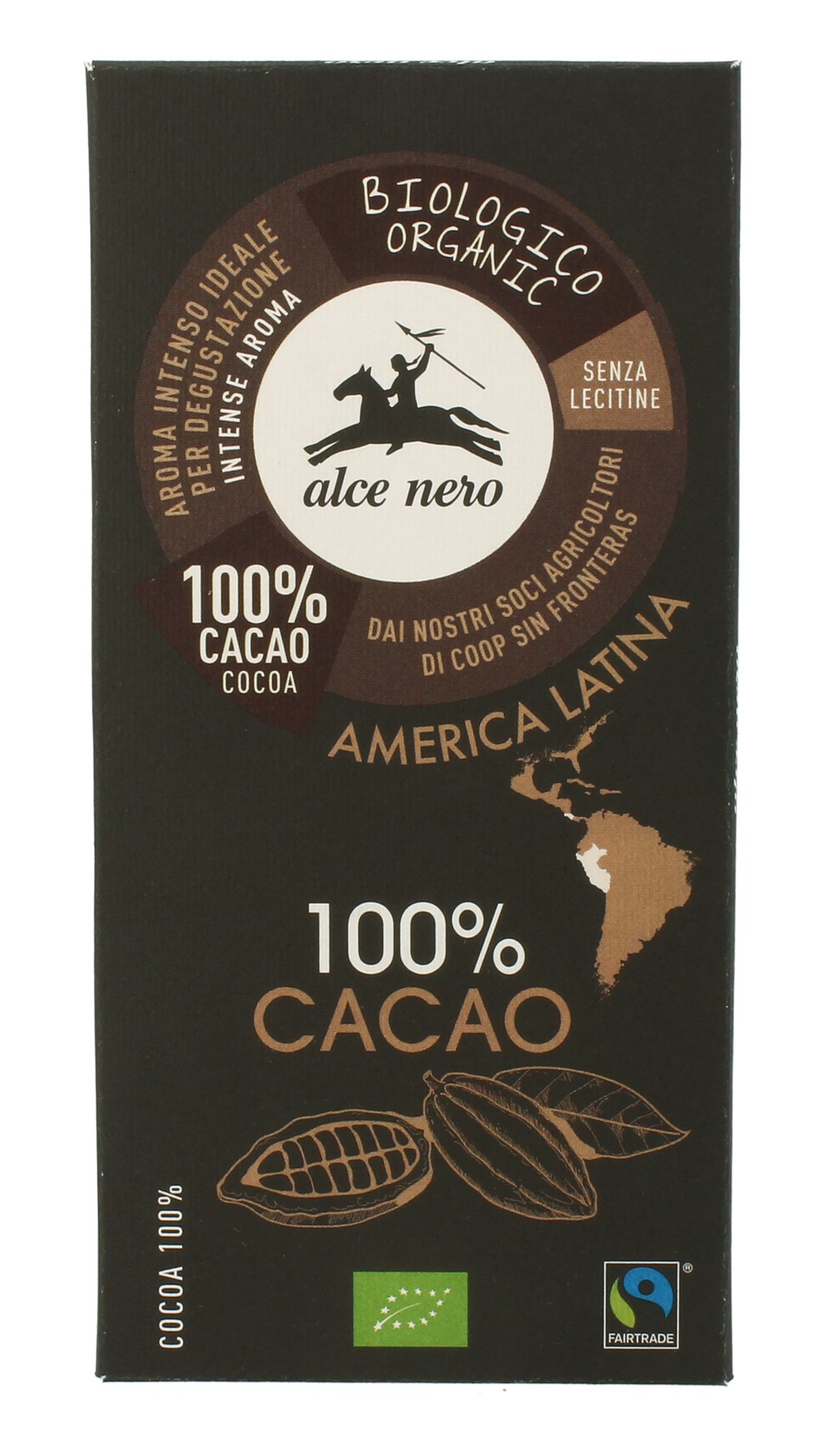 Alce nero tabliczka gorzka 100 % kakao bio 50 g