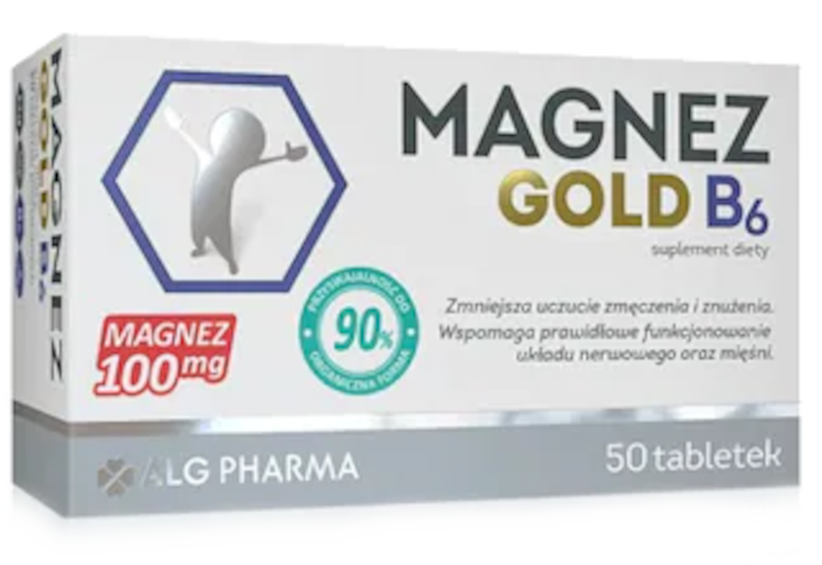 Alg Pharma Magnez Gold B6 50 tabletek