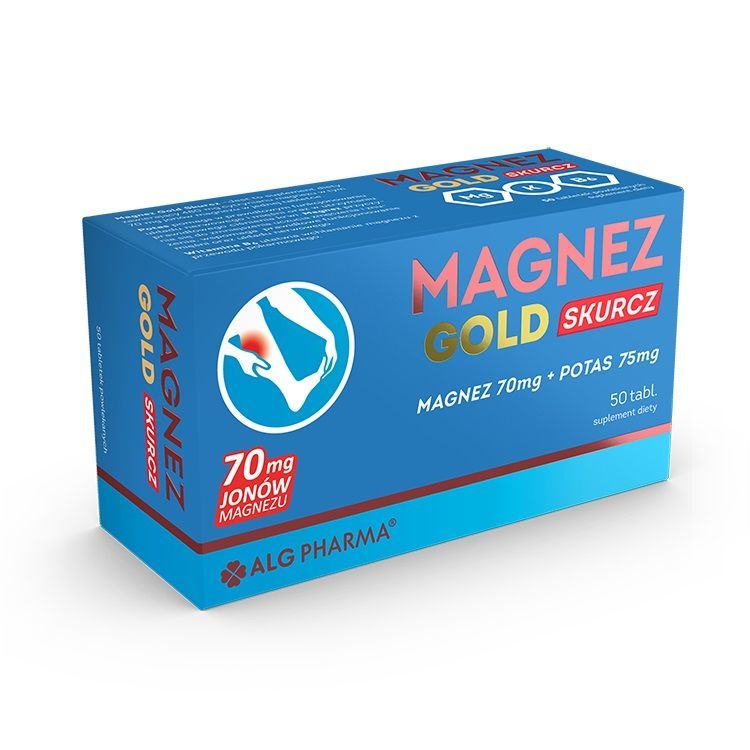 Alg Pharma Magnez Gold Skurcz 50 tabletek