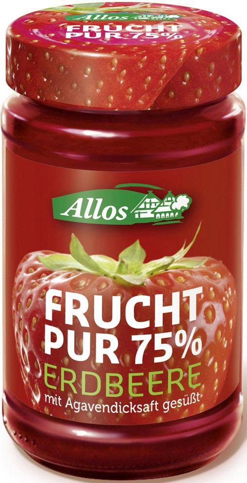 Allos mus truskawkowy (75 % owoców) bio 250 g