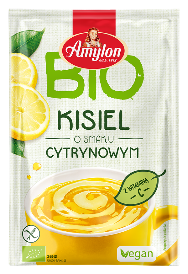 Amylon kisiel instant o smaku cytrynowym bezglutenowy bio 30 g