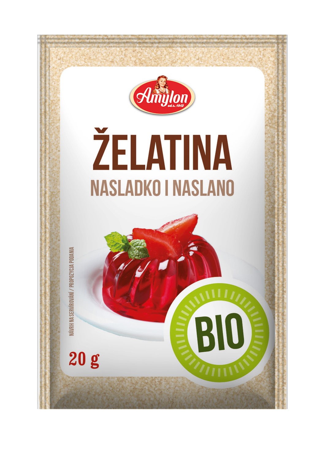 Amylon żelatyna w proszku bio 20 g