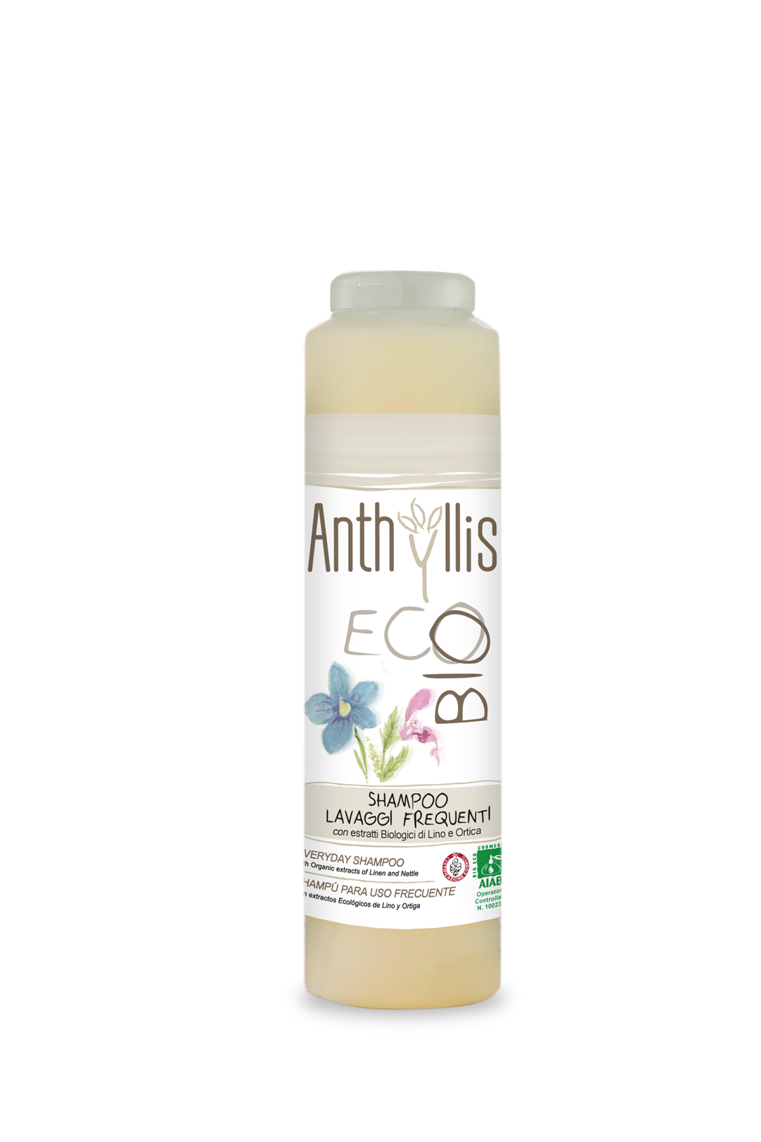 Anthyllis szampon do włosów z ekstraktem z lnu i pokrzywy do codziennego stosowania eco 250 ml