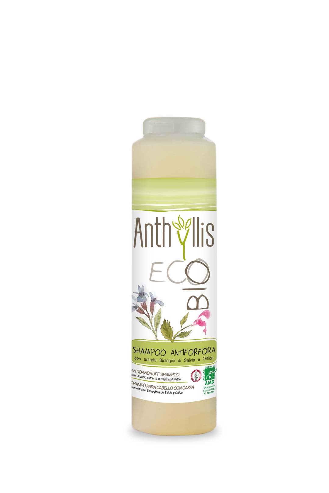 Anthyllis szampon do włosów z ekstraktem z szałwii i pokrzywy przeciwłupieżowy eco 250 ml