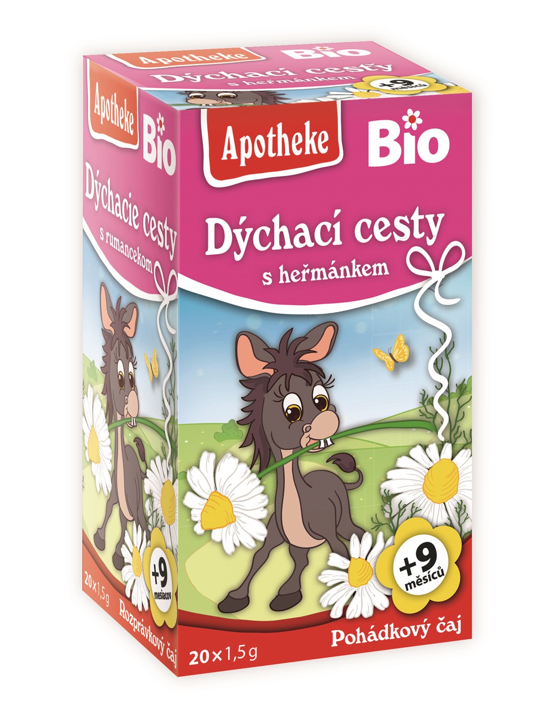 Apotheke herbatka dla dzieci  na drogi oddechowe po 9 miesiącu bio (20 x 1,5 g) 30 g