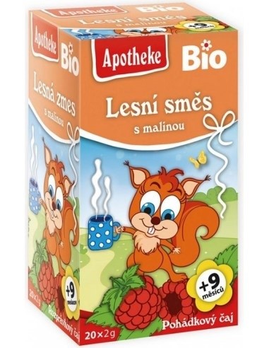Apotheke herbatka dla dzieci  owoce leśne z maliną po 9 miesiącu bio (20 x 2 g) 40 g