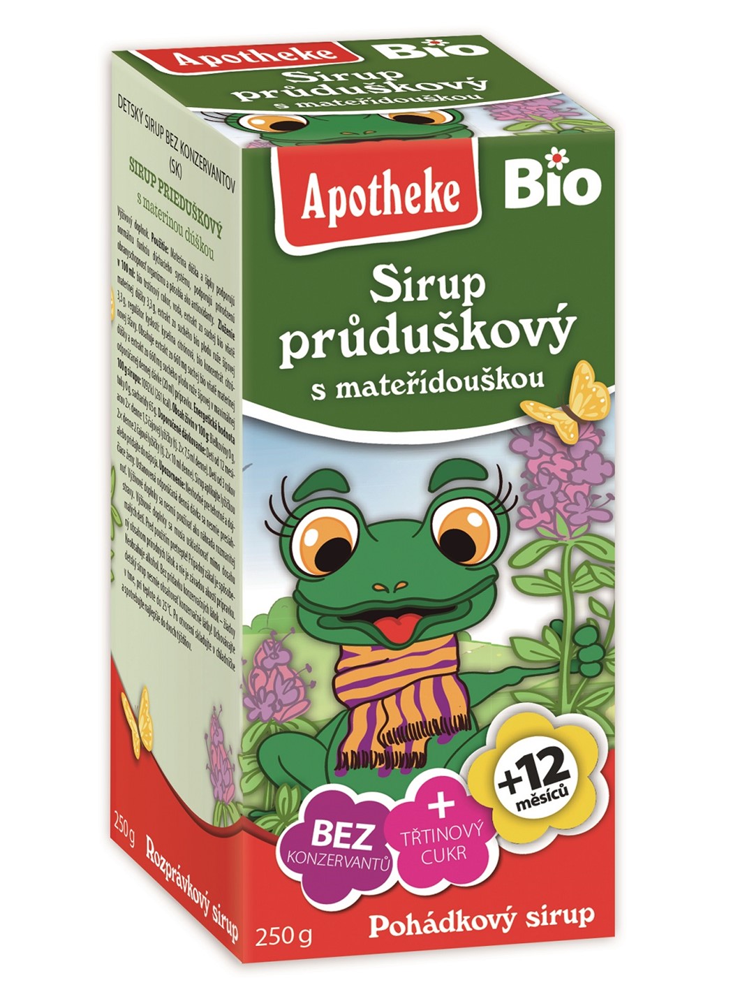 Apotheke syrop dla dzieci z tymianku i dzikiej róży po 1 roku bio 250 g