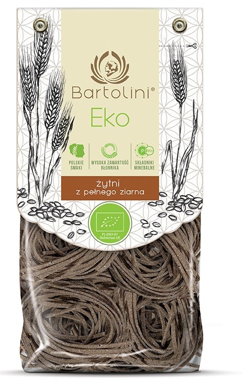 BARTOLINI Makaron żytni gniazda tagliatelle BIO 250g