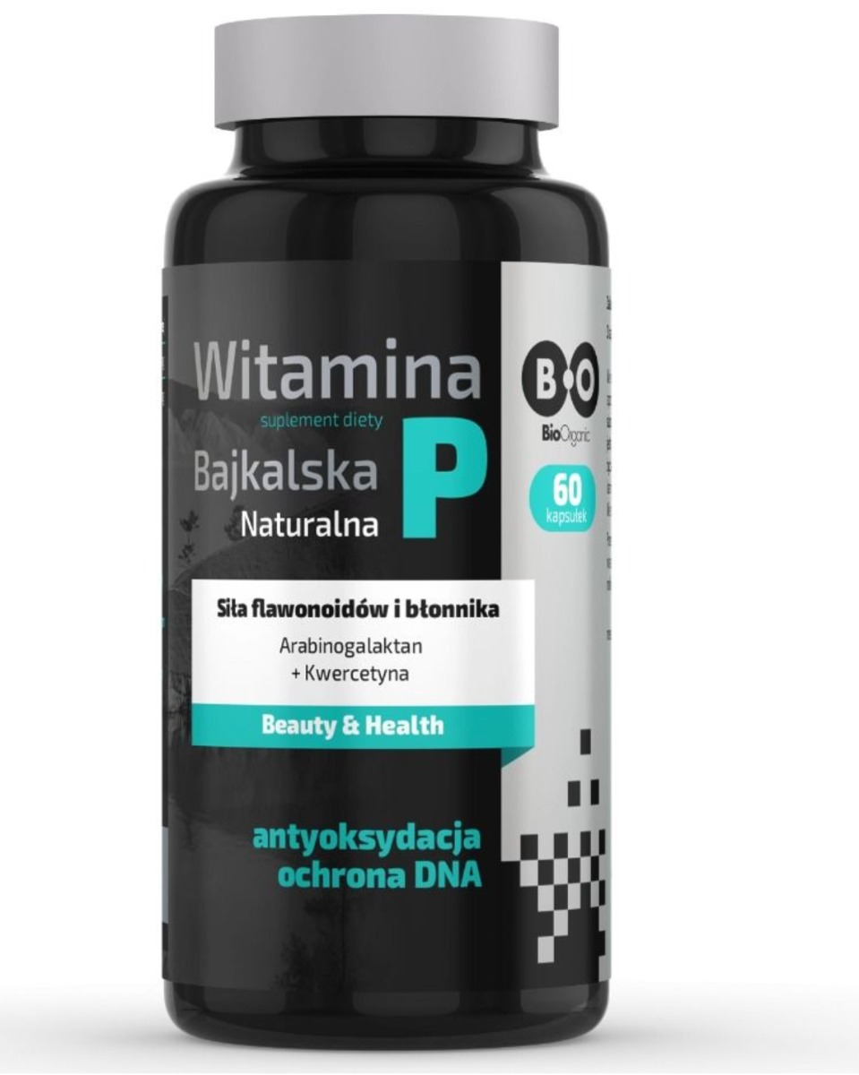 BIOORGANIC POLSKA Witamina P Bajkalska 60 kapsułek