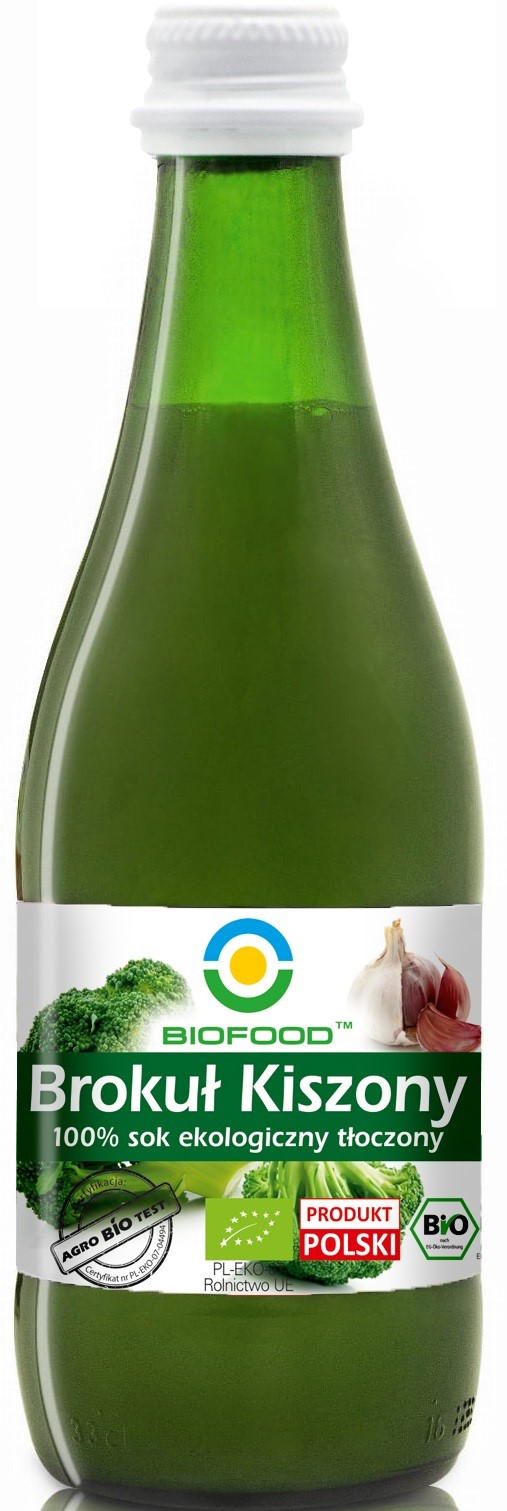 BIO FOOD Brokuł Kiszony 100% sok ekologiczny tłoczony 300 ml