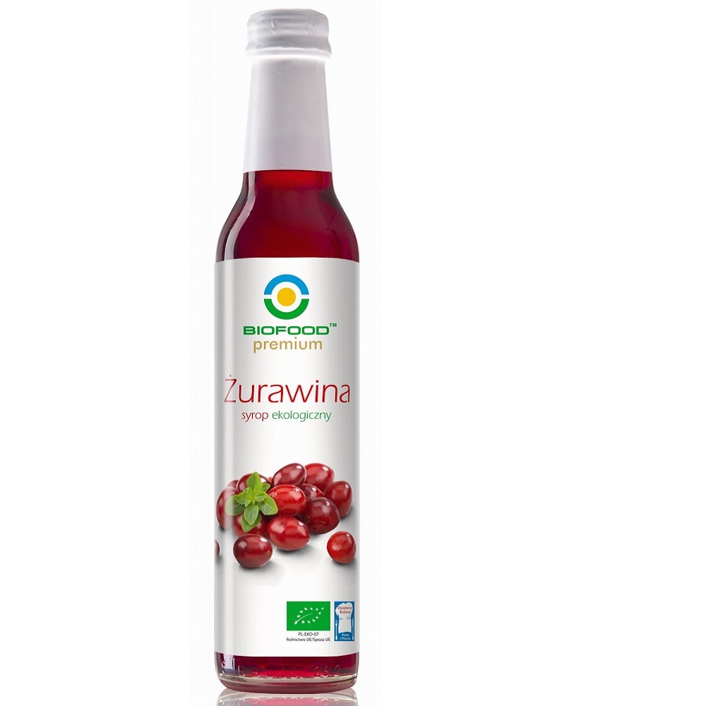 BIO FOOD Syrop z żurawiny BIO 250 ml