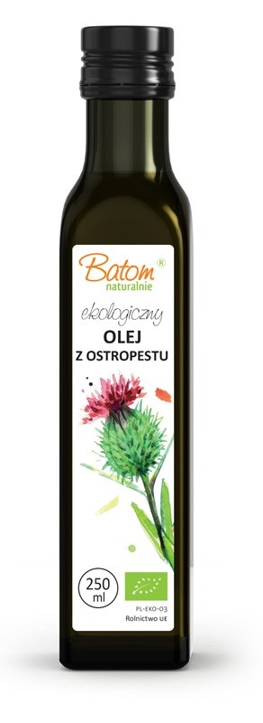 Batom olej z ostropestu plamistego tłoczony na zimno bio 250 ml