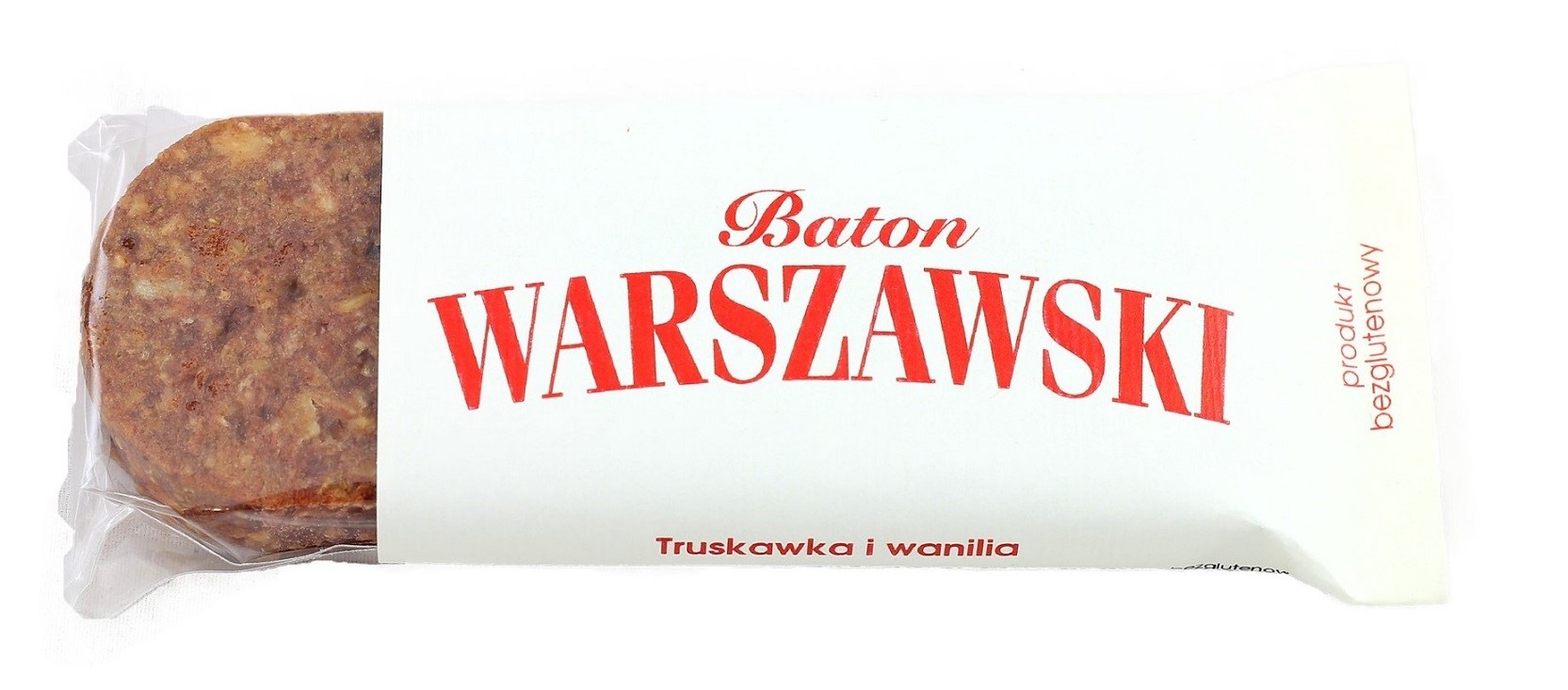Baton baton truskawkowy z wanilią bezglutenowy 50 g