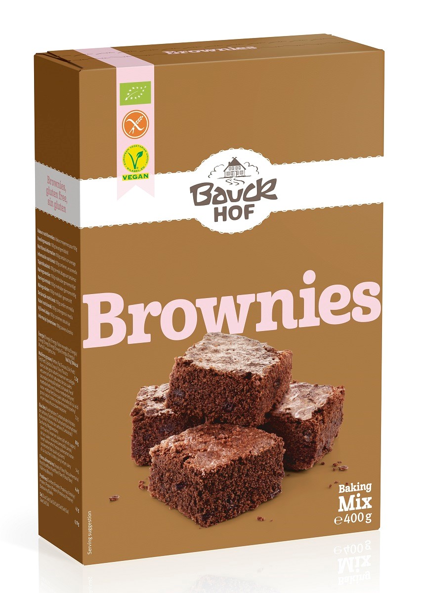 Bauck hof mieszanka na brownie bezglutenowa bio 400 g