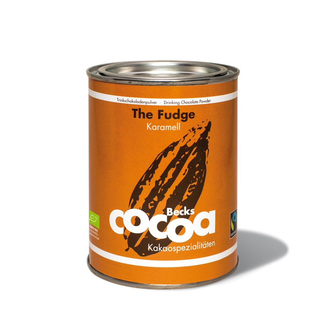 Becks cocoa czekolada do picia mleczny karmel fair trade bezglutenowa bio 275 g