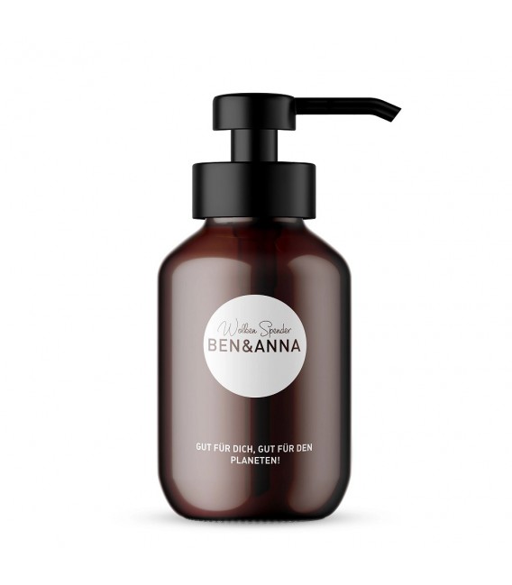 Ben & anna butelka szklana z dozownikiem do mydła w tabletkach 200 ml