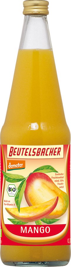 Beutelsbacher napój z mango demeter bio 700 ml