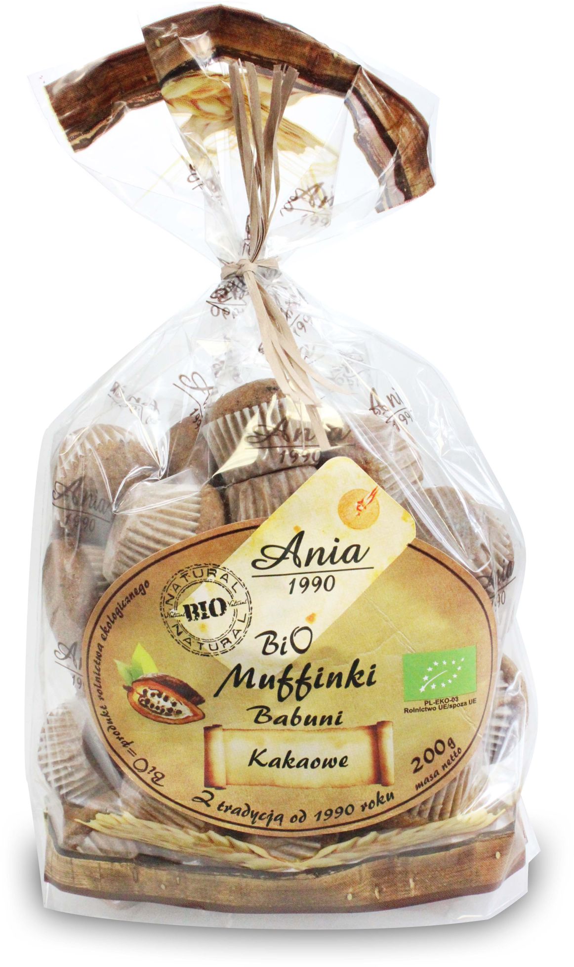 Bio ania muffinki babuni kakaowe bio 200 g