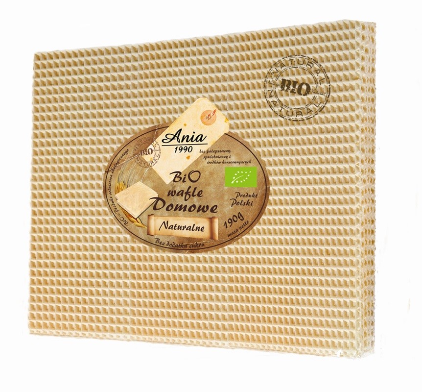 Bio ania wafle domowe naturalne bez dodatku cukrów bio 190 g