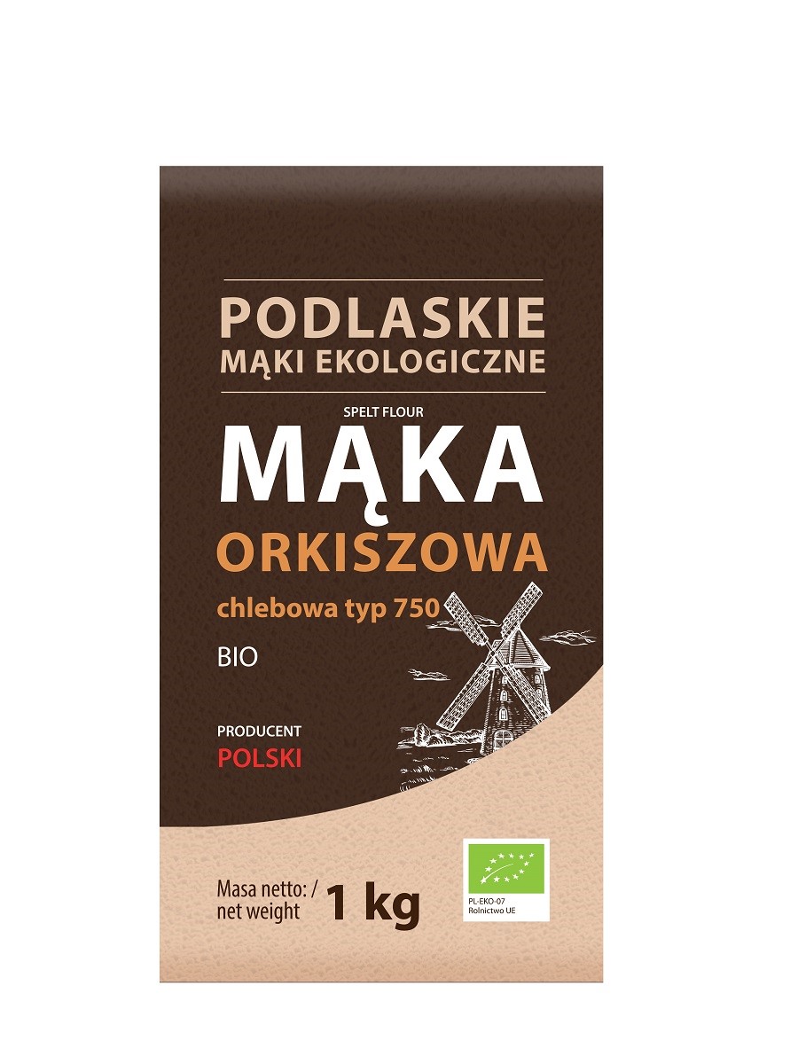 Bio life mąka orkiszowa chlebowa typ 750 bio 1 kg