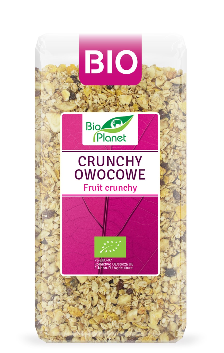 Bio planet crunchy owocowe bio 250 g