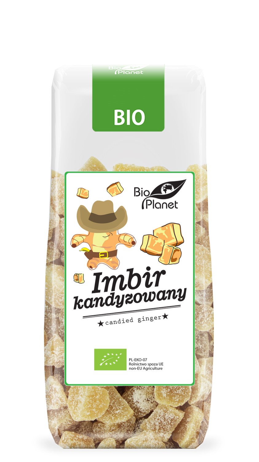 Bio planet imbir kandyzowany bio 100 g