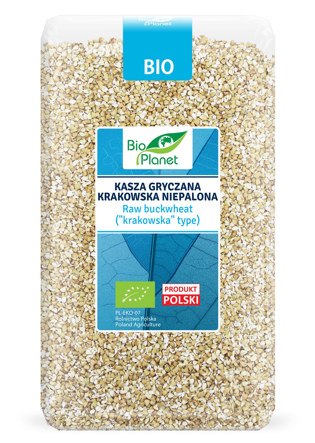 Bio planet kasza gryczana krakowska niepalona bio 1 kg