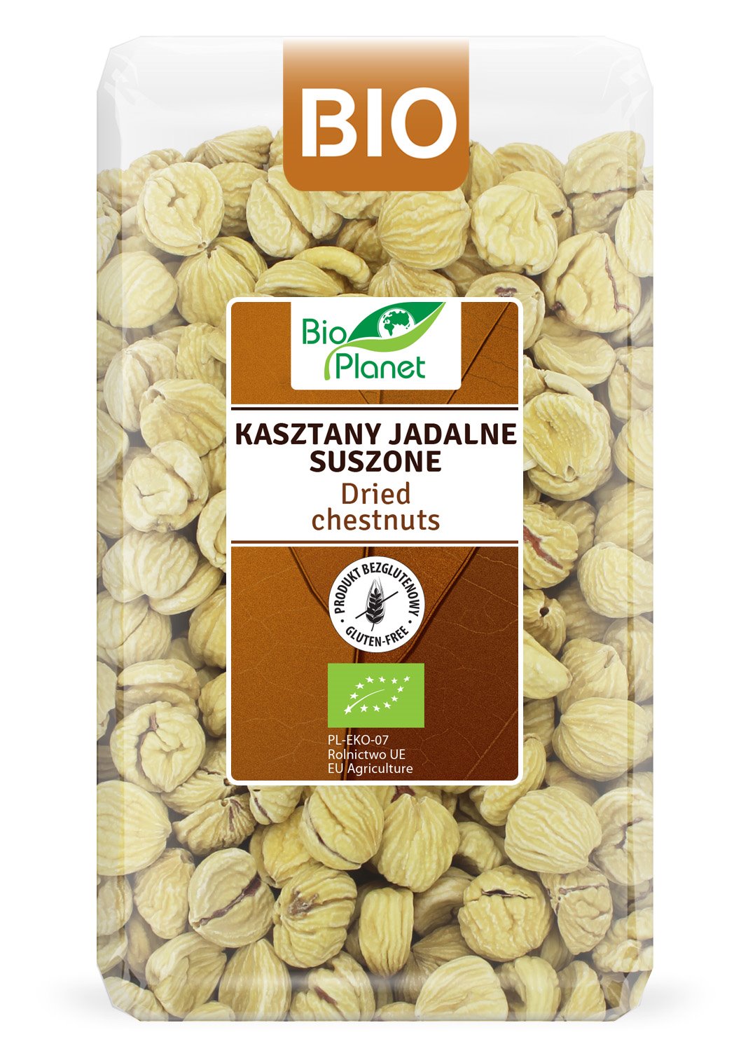 Bio planet kasztany jadalne suszone bezglutenowe bio 1 kg