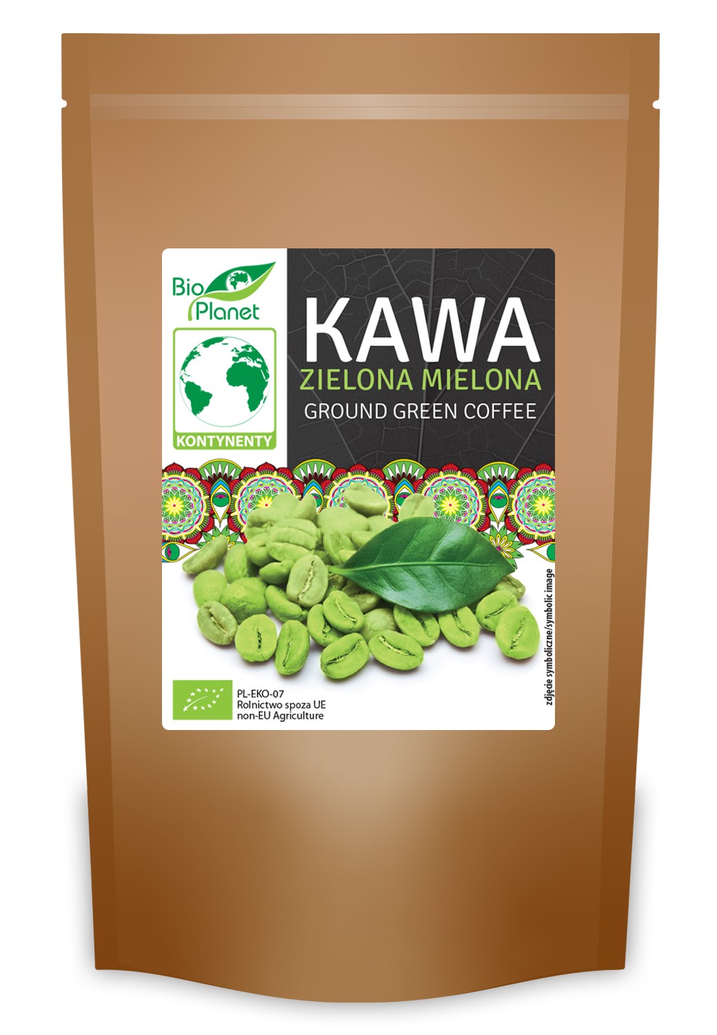 Bio planet kawa zielona mielona bio 250 g