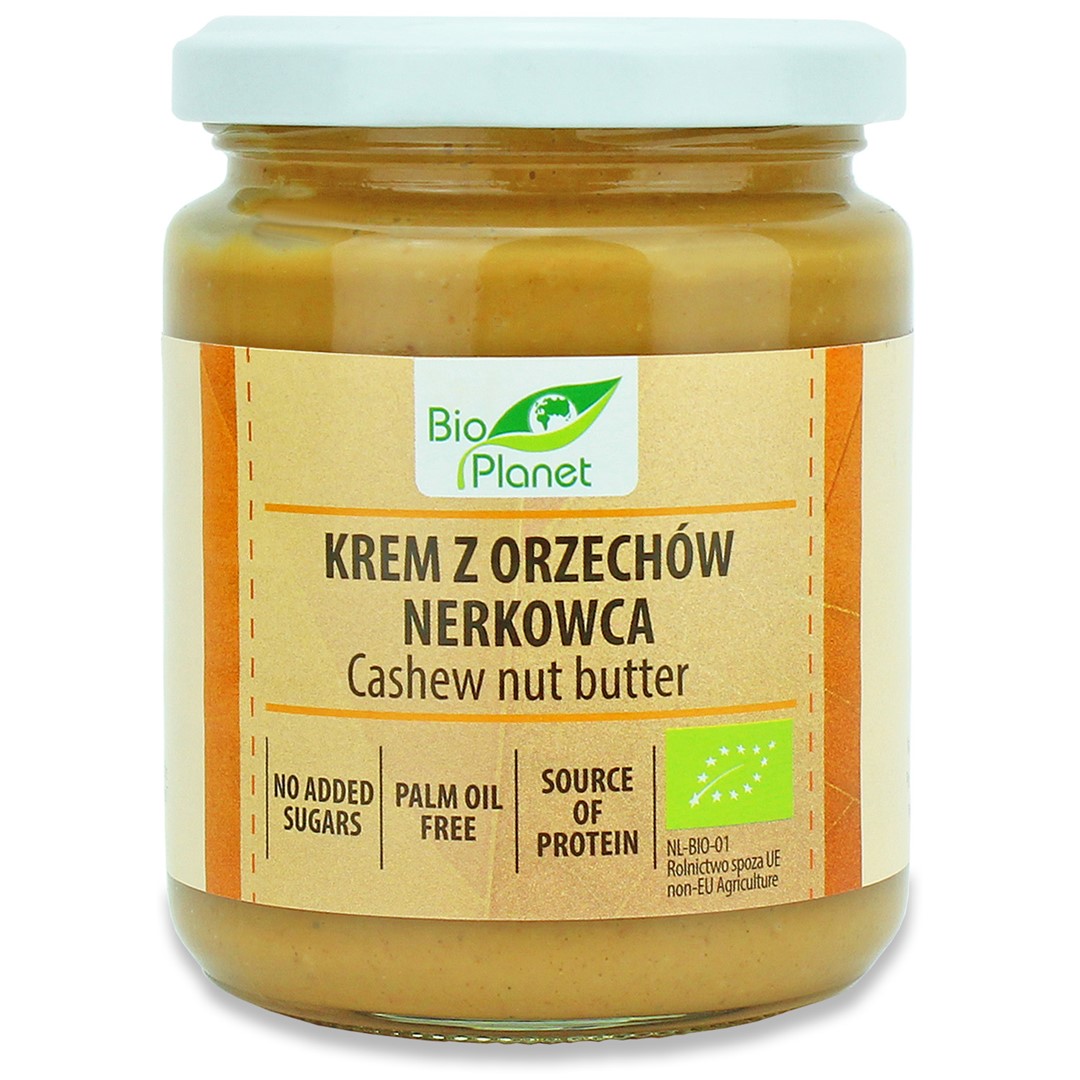 Bio planet krem z prażonych orzechów nerkowca bio 250 g